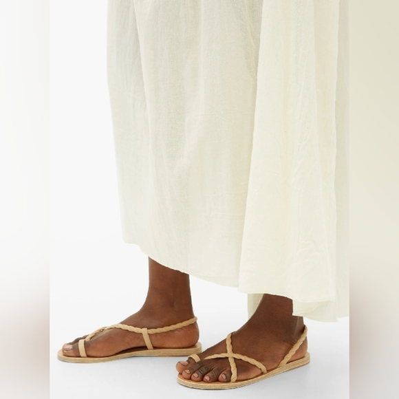 ANCIENT GREEK SLINGBACK SANDAL FYSI - TAN NEUTRAL SZ EU 37 / US 7 - Picture 8 of 11